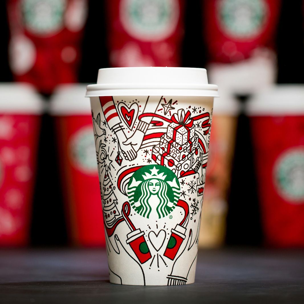 Starbucks' Holiday Cups 2017 Aren't Red