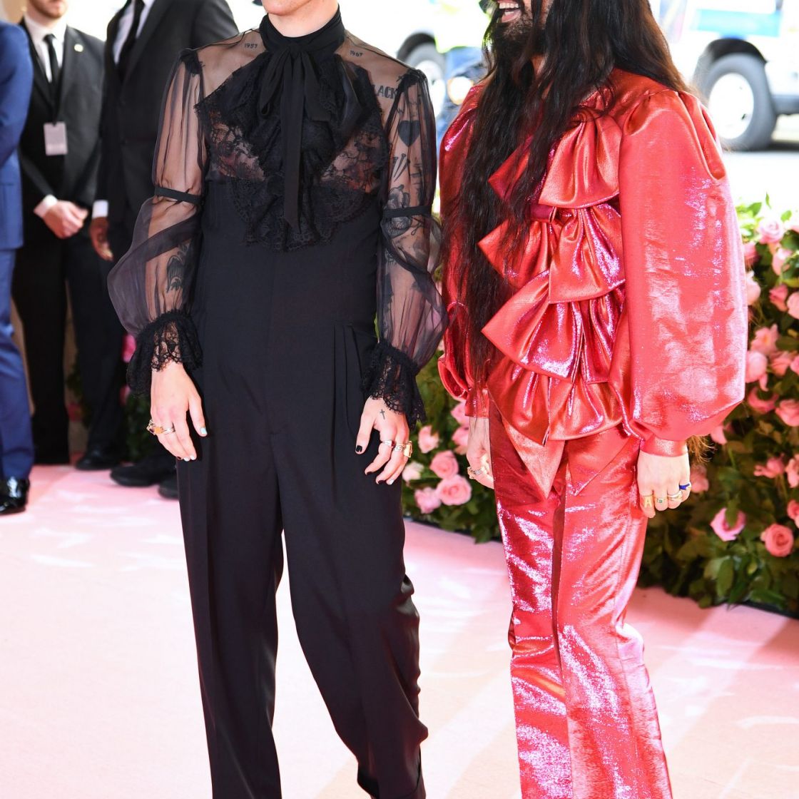 Hari Nef Wore Louis Vuitton Pajamas On The Red Carpet