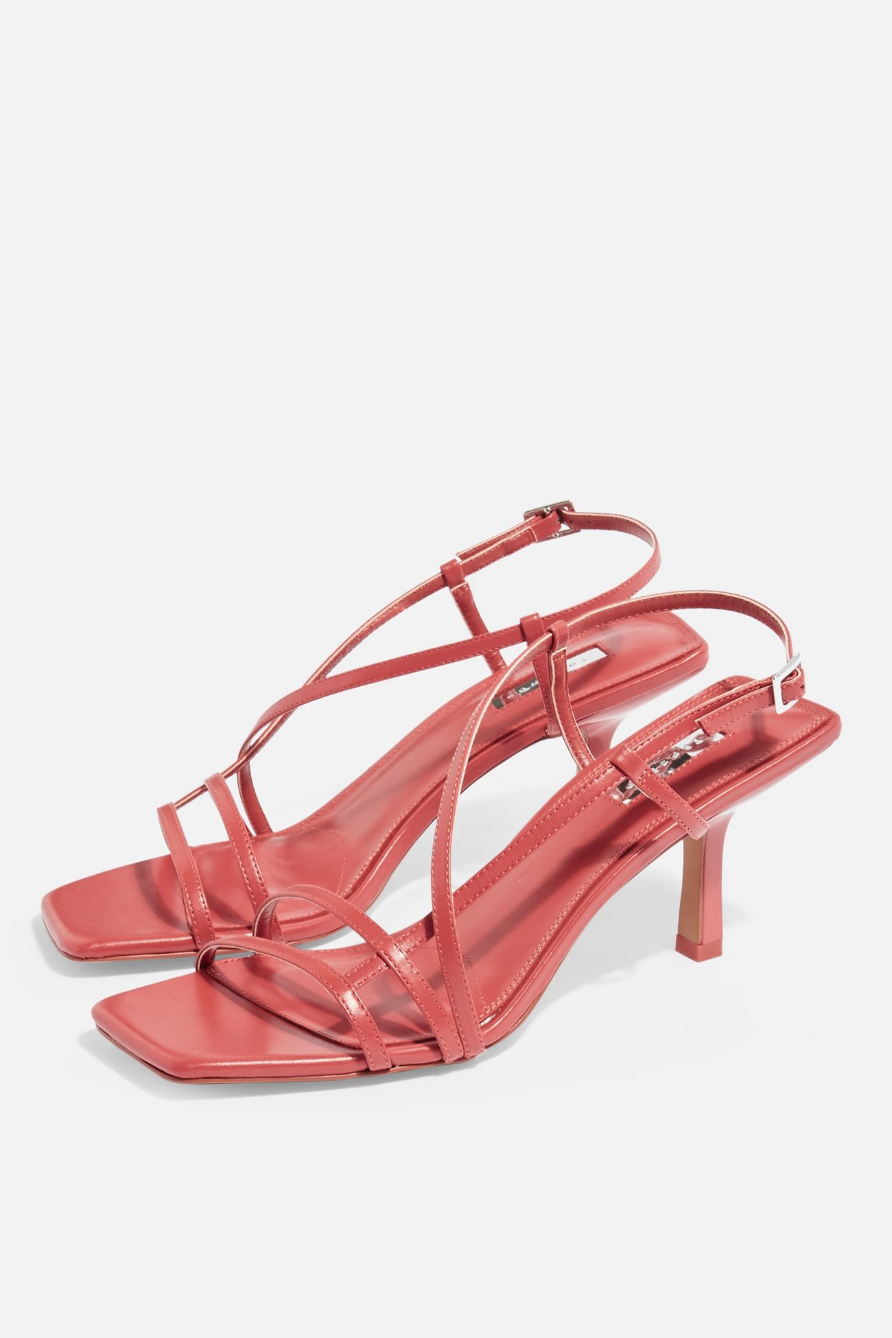 Strappy heeled clearance sandals topshop