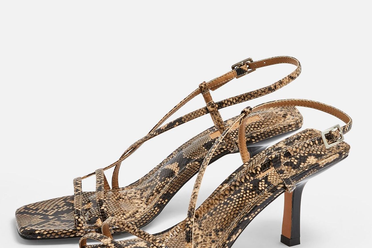 Topshop snake hot sale heels