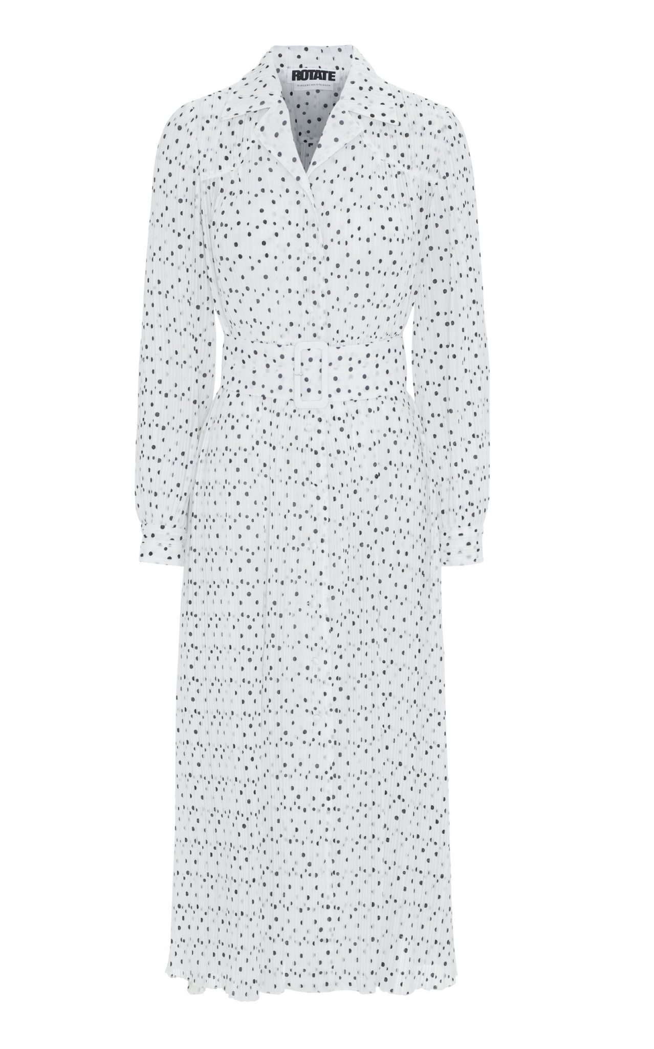 White spotty dress on sale zara