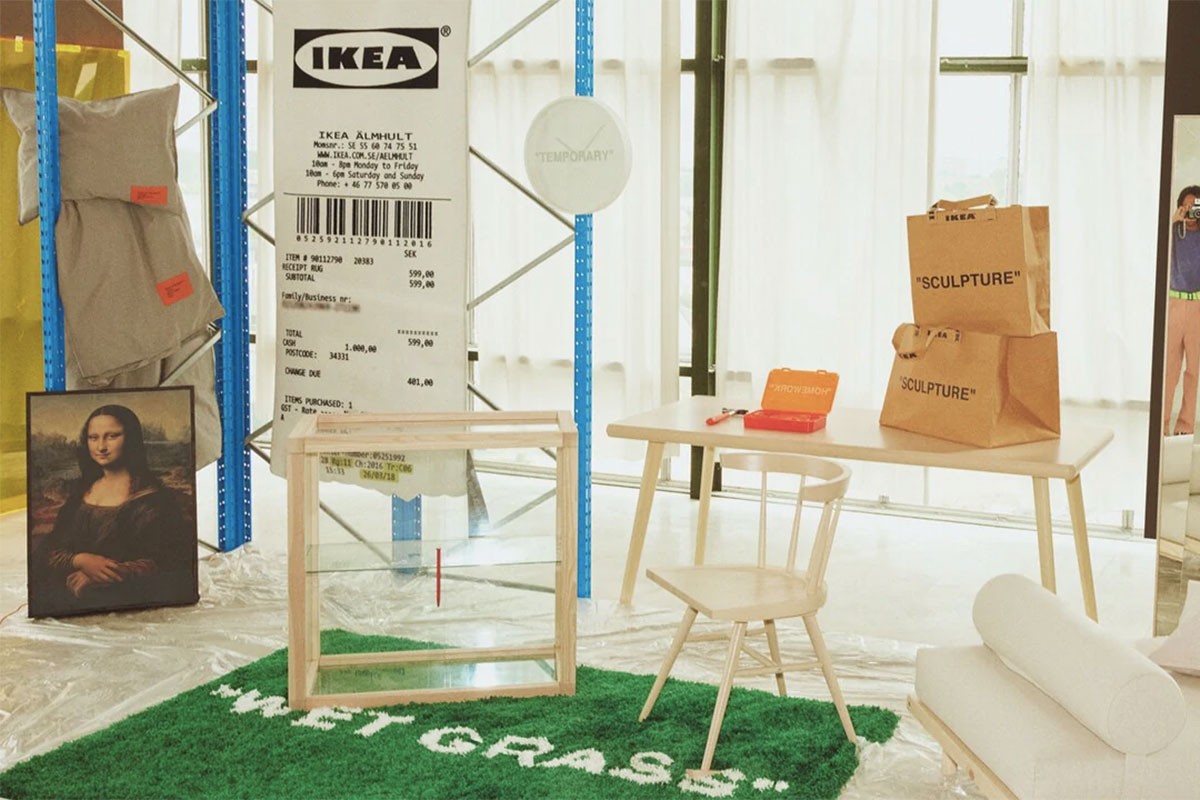Virgil Abloh fans queue overnight at Wembley Ikea to buy homeware