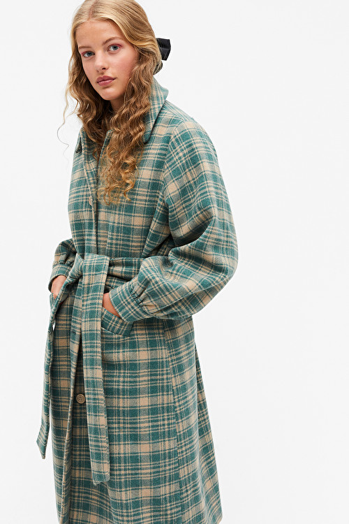 Best colourful check coats for winter from Zara Arket