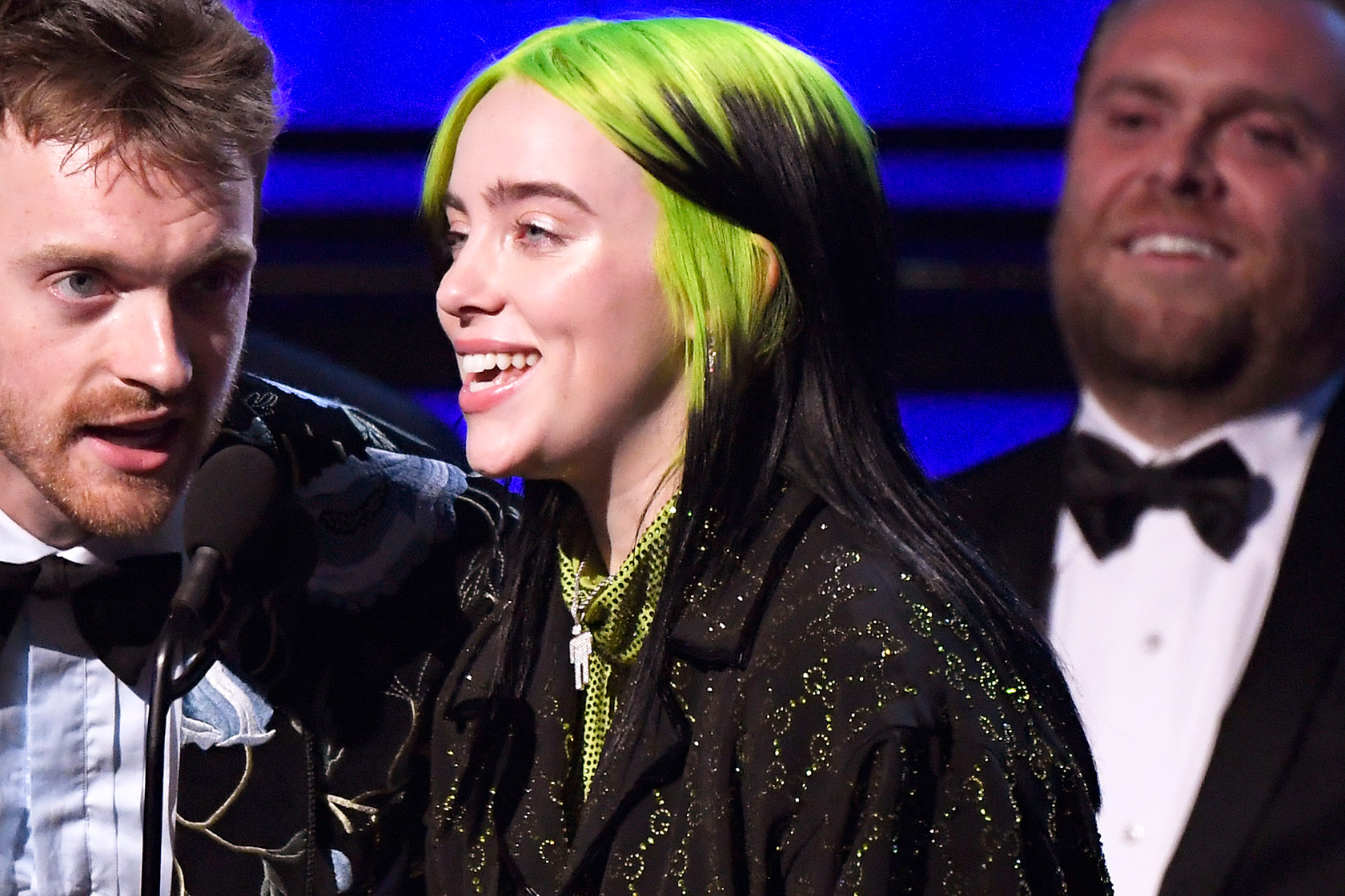 Billie Eilish makes history with Big Four Grammys win