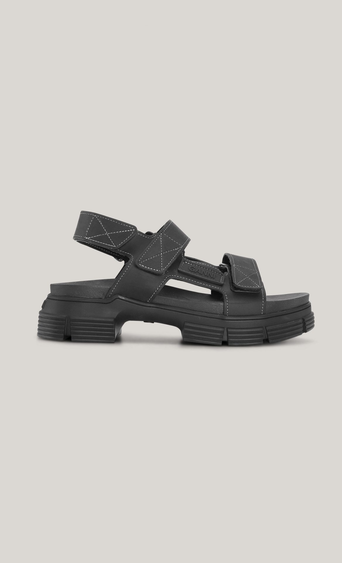 Calvin Klein Jeans chunky hybrid hiking sandals in black