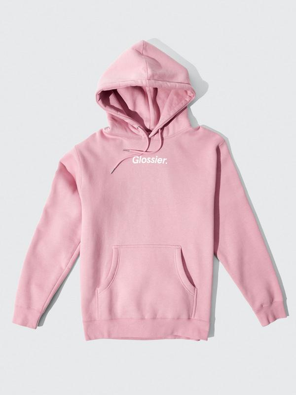 Glossier launches new white and grey Terrazzo hoodie