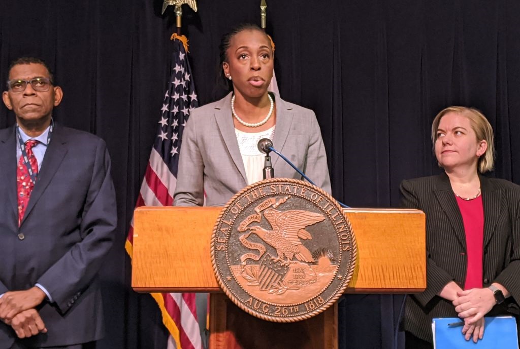 Health official Dr. Ngozi Ezike cries during Covid briefing