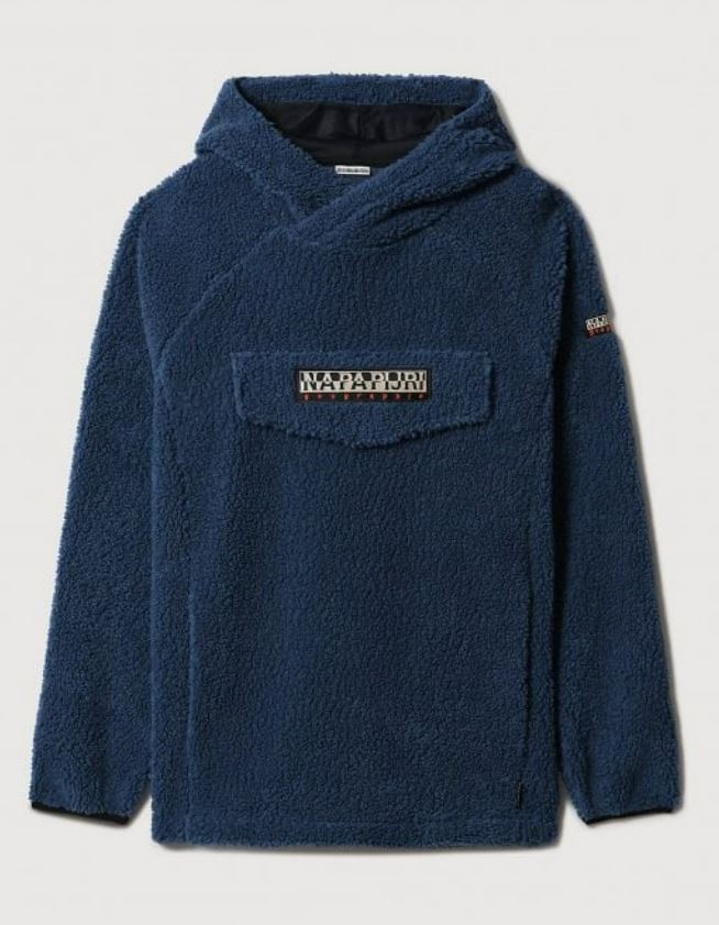 Napapijri tribe telve sale fleece popover hoody