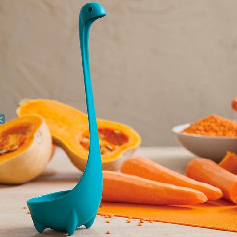 Plastic Soup Cute Cartoon Spoon Nessie Ladle Large Soup Spoon Long Handle  Scoop Kitchen Utensils Cooking Tools