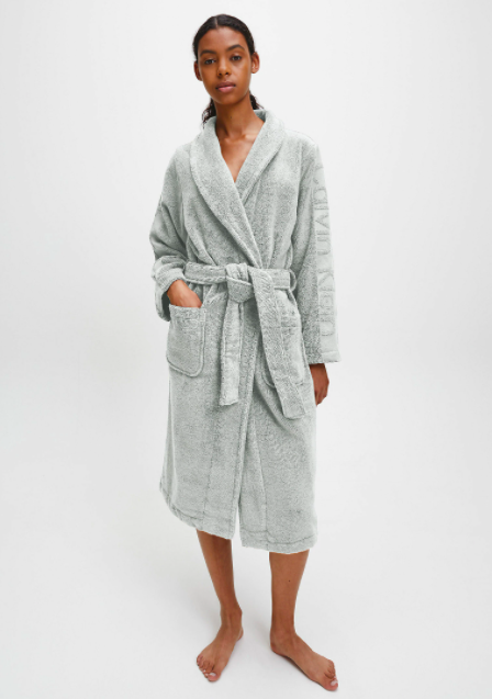 Pink and on sale grey dressing gown