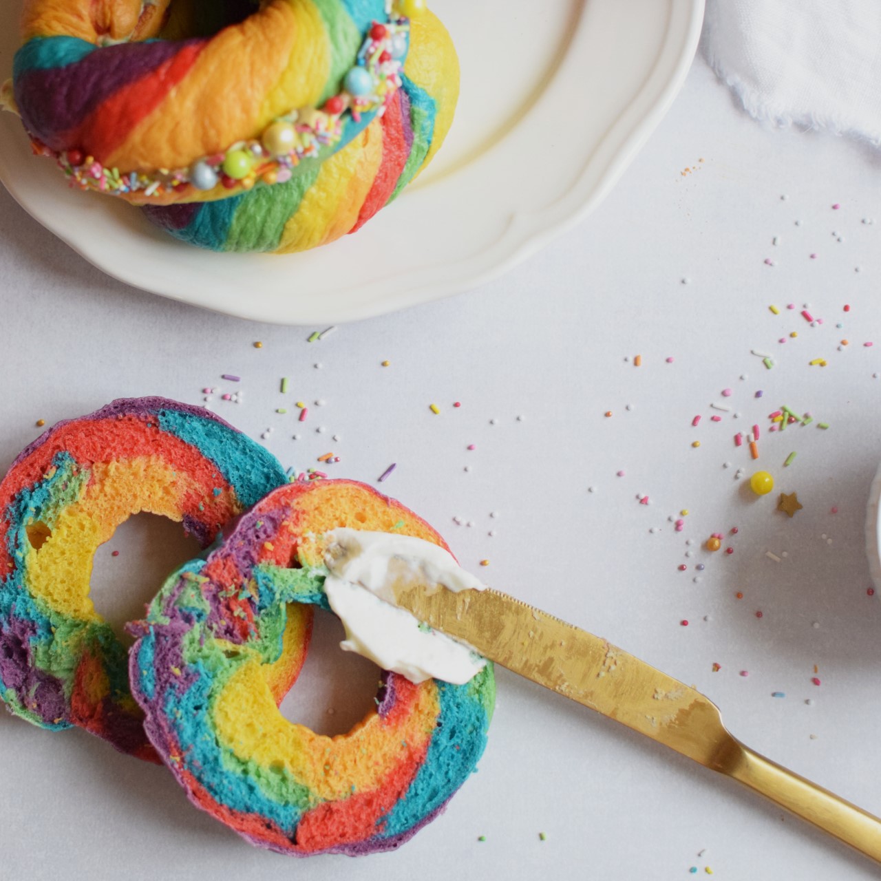 Rainbow Bagel Baking Kit With Everything Mix Making Kit Everything