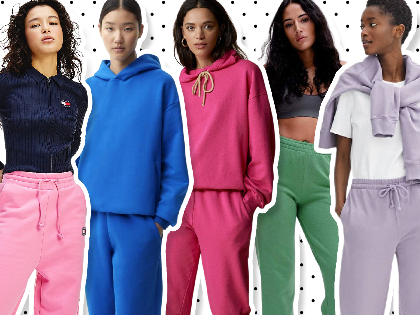 12 block-coloured joggers to brighten up winter outfits