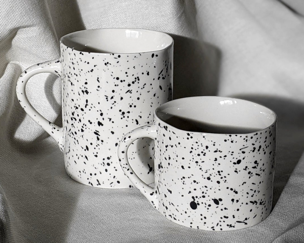 Splatter Ceramic Mugs