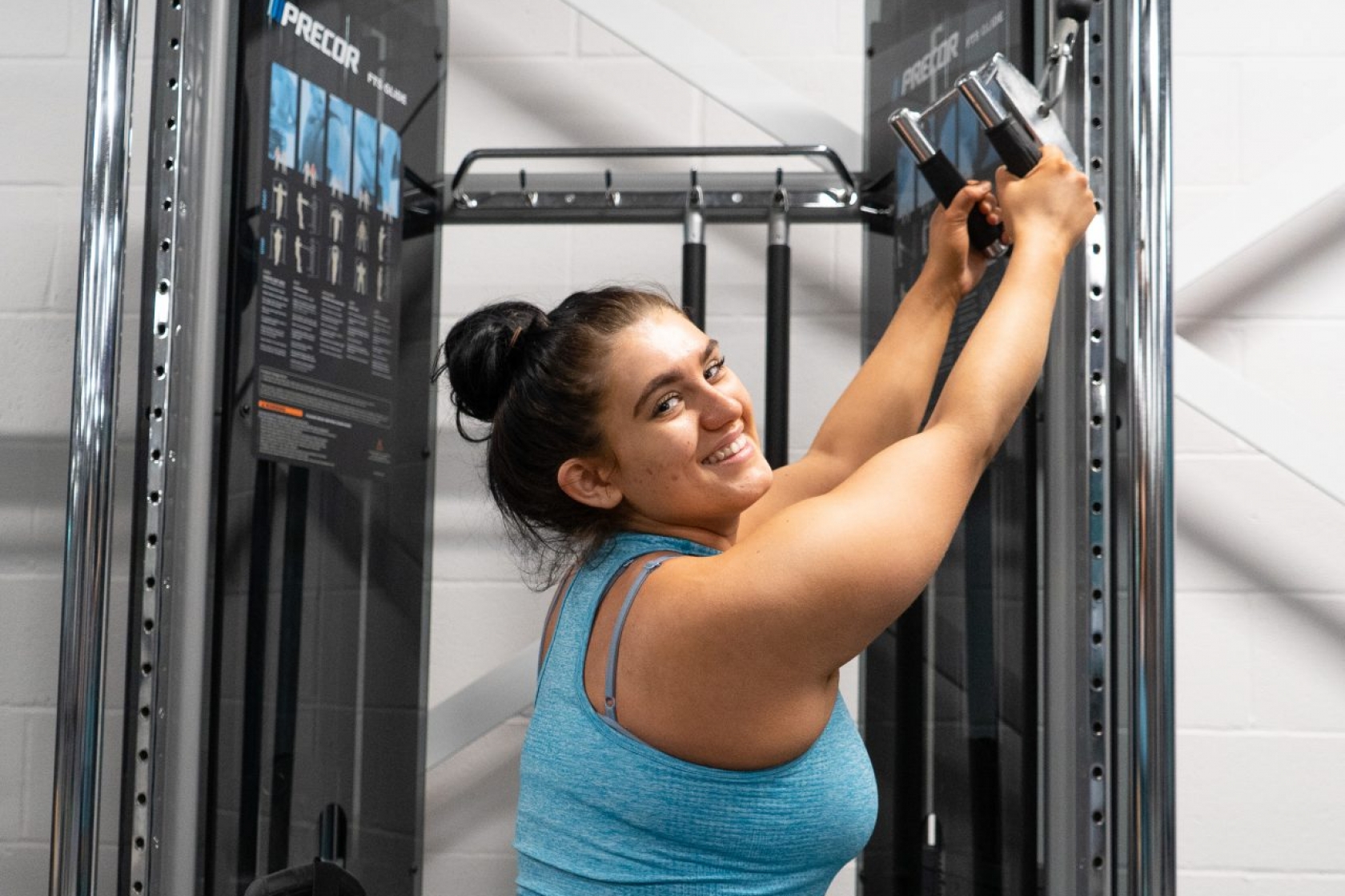 Precor cable machine discount exercises