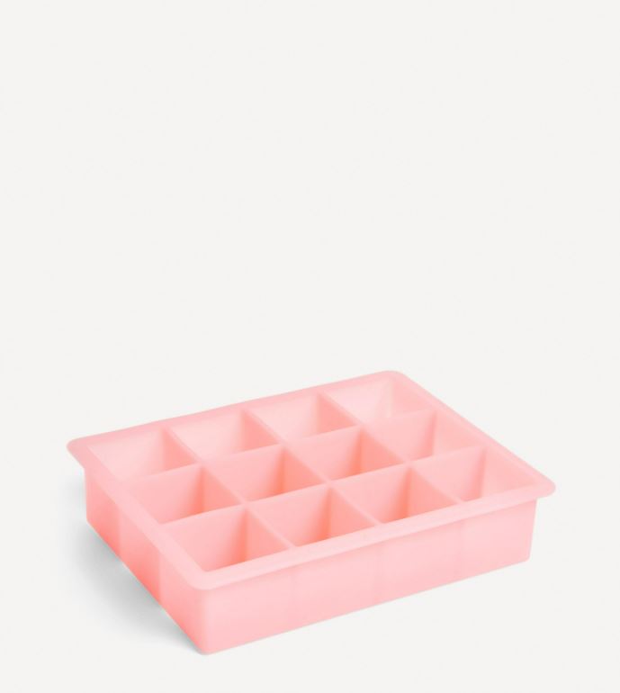 Synthetic Rubber Flower Shape Ice Cube Tray - Pink PLASTIS