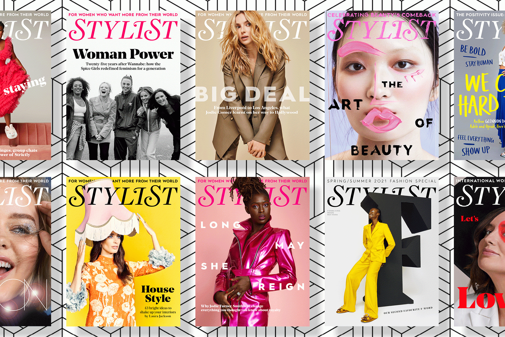 Stylist Magazine covers