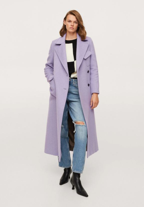 purple mango coat