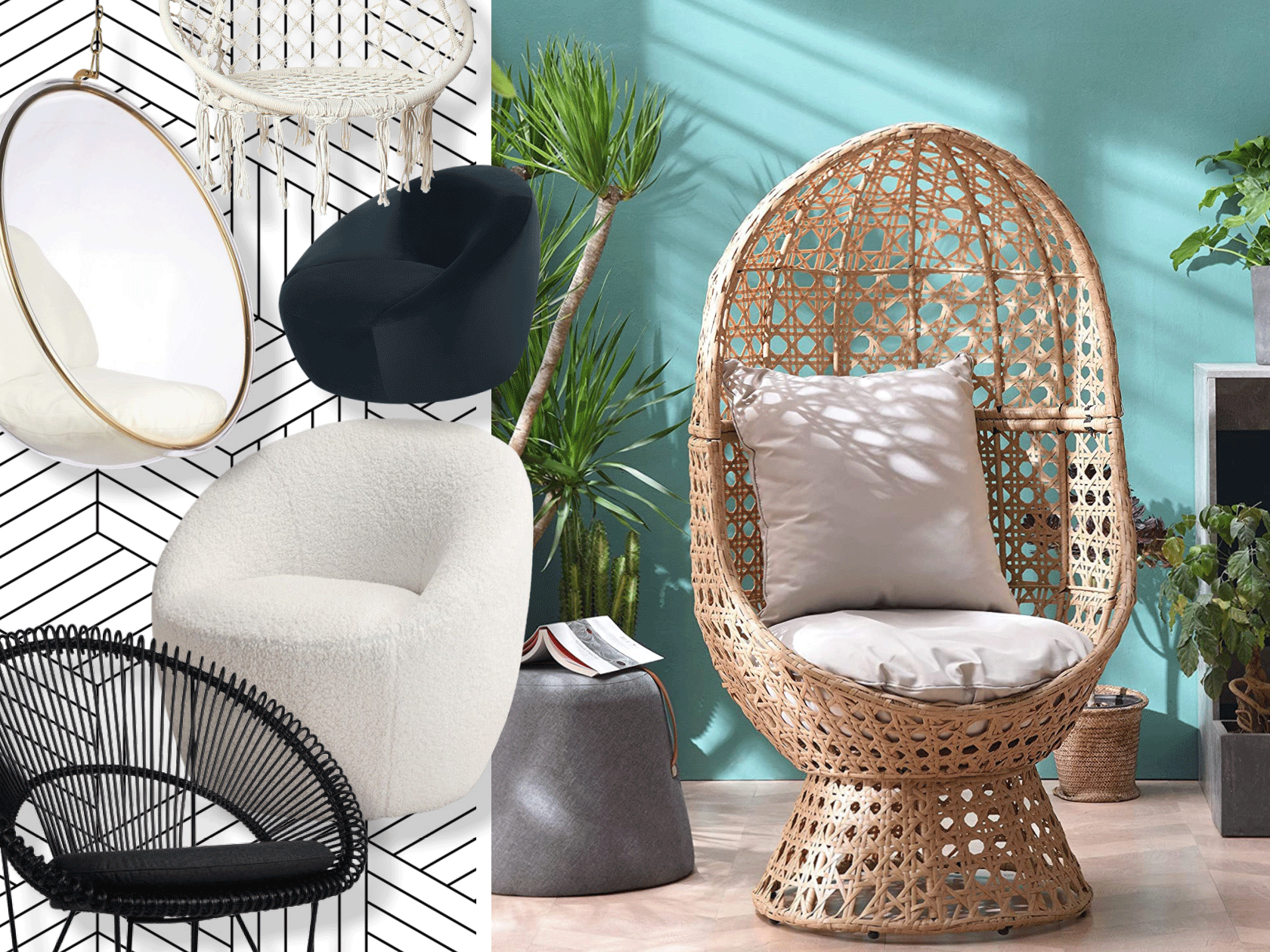 Spring decor ideas: the best cocoon chairs to update your space