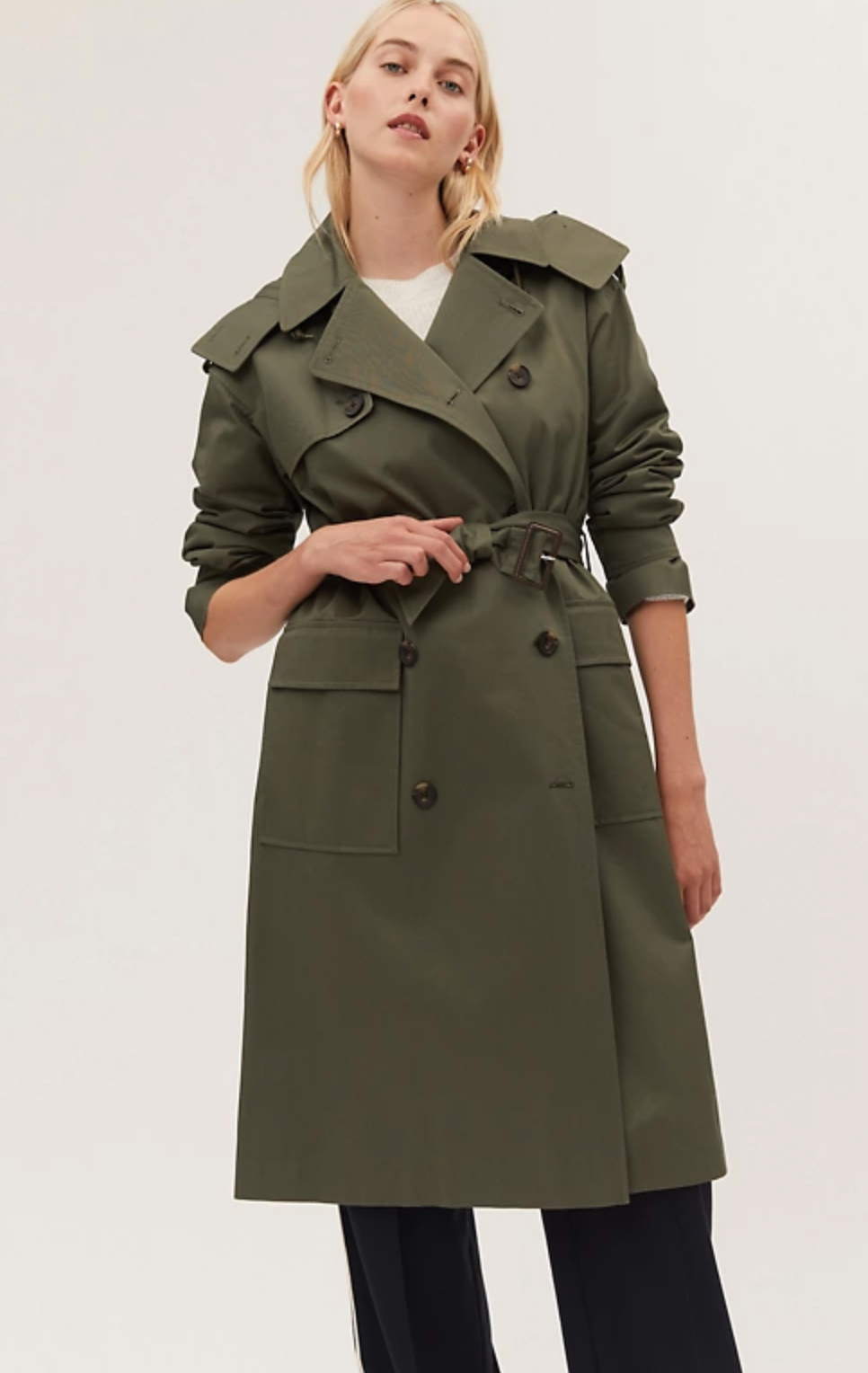 Work to Weekend  Classic Trench Coat - Hi Sugarplum!