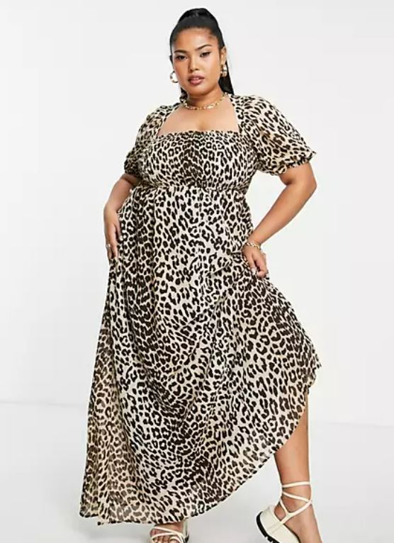 18+ Plus Size Seersucker Dress