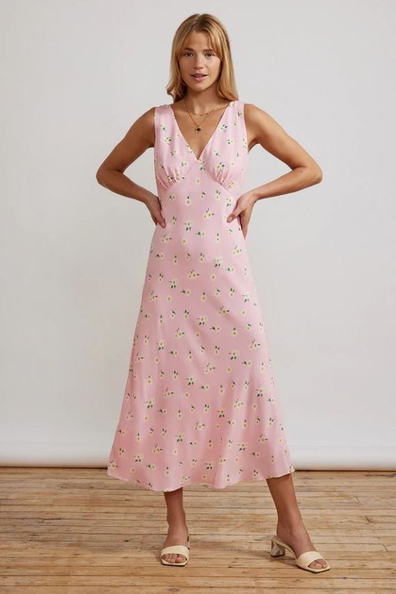 Best Zara-inspired satin pink slip dresses for summer 2022 to buy