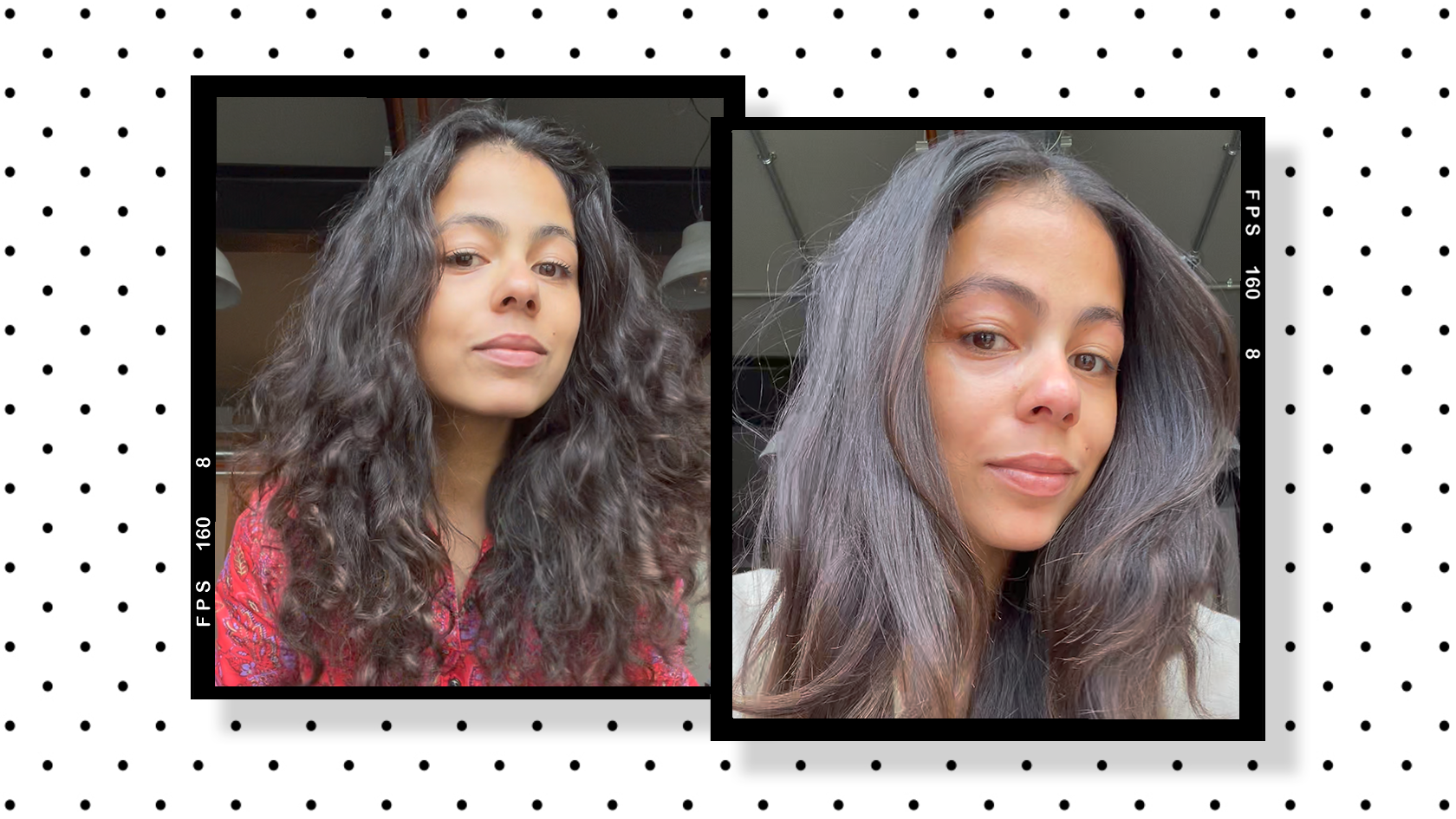 Keratin treatment on curly frizzy outlet hair