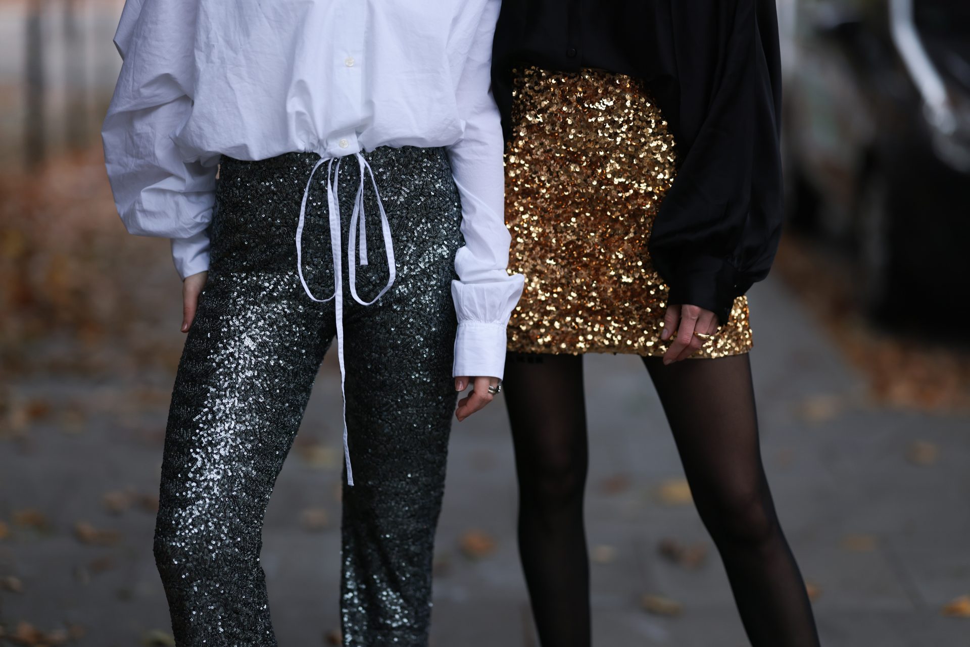 Plus Size Sequin Kick Flared Pants | Nasty Gal