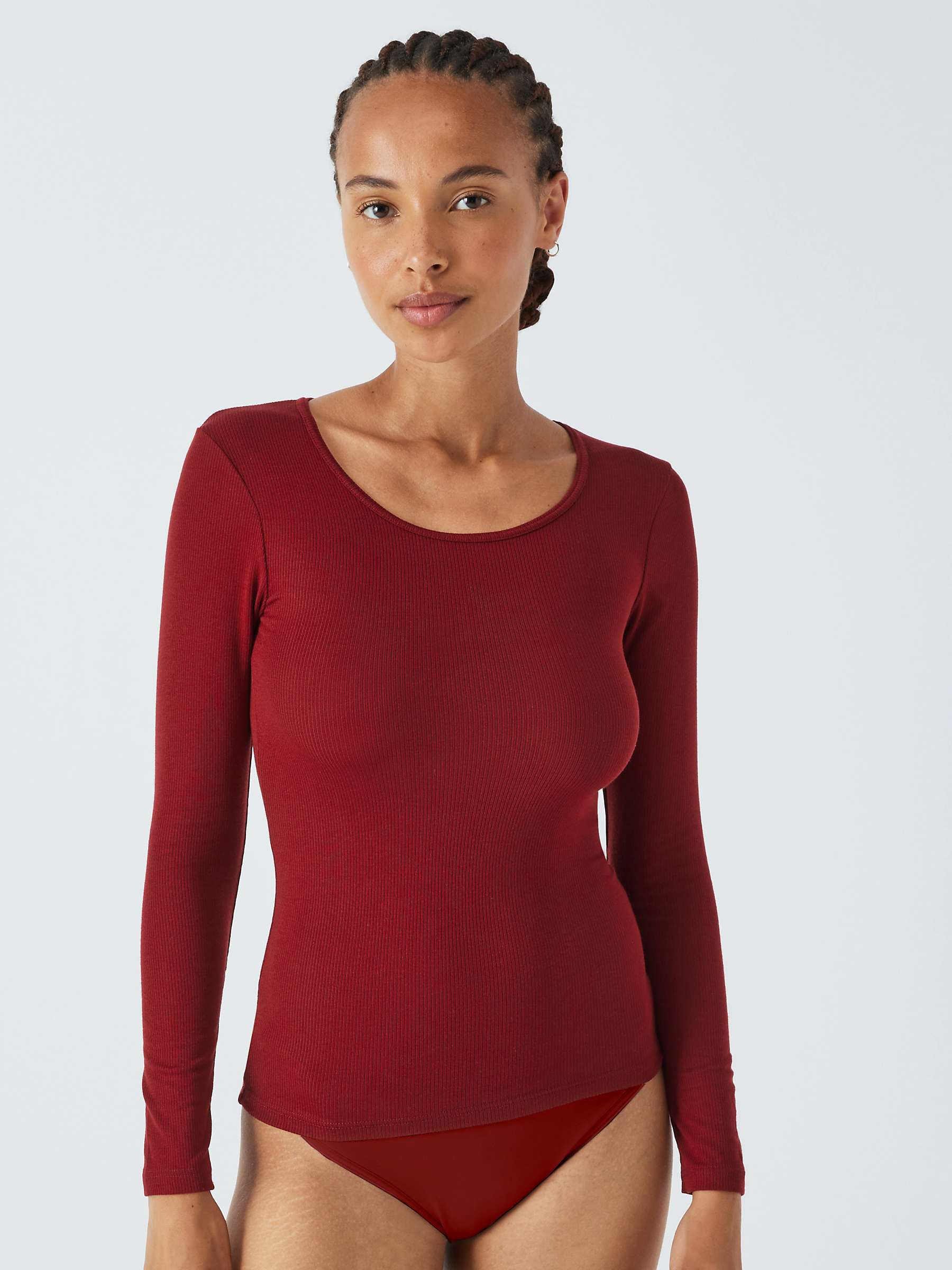 John Lewis Heat Generating Long Sleeve Roll Neck Thermal Top