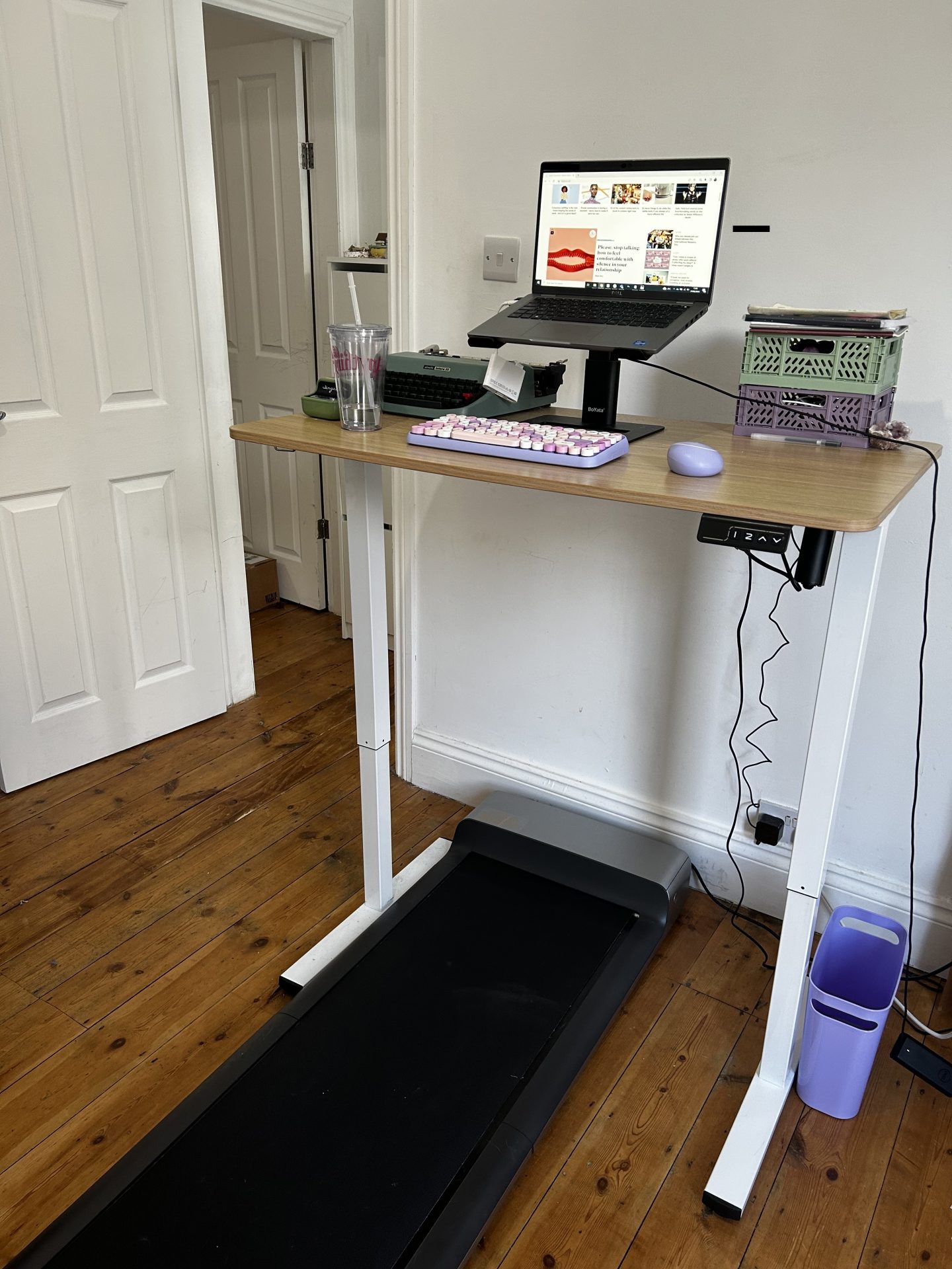 We tried the standing desk and treadmill trend to see if it's