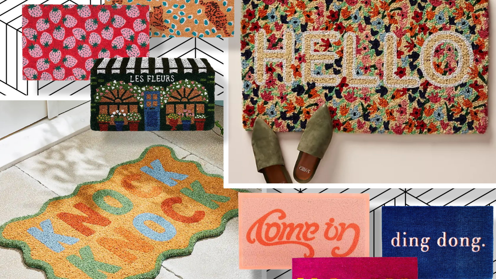 9 cool and colourful doormats you’ll look forward to coming home to